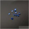 Luźne diamenty 225/3 Dobra jakość oporność na wysoką temperaturę Nano klejnoty okrągłe 0,8-2,2 mm średnie fioletowe szafir syntezowy dhgarden dhfjy