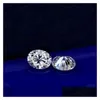 Loose Diamonds High Grade Moissanite Gemstone Very Excellent Brilliant Cut Oval 3X2Mm Great Fire E-F Color Synthetic Diamond Dhgarden Dhstc