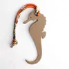 Berömd designer lyxig äkta siden äkta läder Seahorse Deer Keychain ryggsäck Pendant Animal Key Chain Women Bag Charm H0915256I