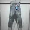 Jeans firmati Ksubi Jeans viola di alta qualità Mens Rise Elastic Abbigliamento uomo Stretto Skinny Denim Strappi Jeans Designer Fashio F9d4 #