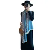 СКИДКА 22% Новый осенне-зимний шарф с косой этикеткой Live Carriage, женский модный теплый двусторонний длинный шарф с воротником WDFL