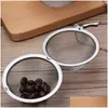 Coffee Tea Tools Stainless Steel Pot Infuser Sphere Locking Spice Green Leaf Ball Strainer Mesh Strainers Filter Drop Delivery Hom Ot8C3