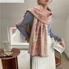 22% OFF scarf Autumn Winter Thickened Warm Shawl for Women Versatile in Europe and America High end Double sided Marathon Car Long Style Cashmere Scarf