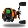 Fly Fishing Reels2 Reel Baitcasting Bite Alarm Depth Position Line Counter Rechargeable Battery Reels 250g 88oz 72 1 230912