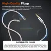 OKCSC Earphone Cable for SHURE SE215 SE315 SE425 S535 2.5mm 3.5mm 4.4mm Type-c Plug Upgraded Silver Plated HiFi Audio Cable