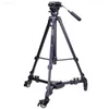 Trépieds Trépieds Yunteng 900 professionnel Po roues en aluminium poulie universelle pliable DSLR appareil photo Dolly support de Base charge maximale 15 KG 221017 L230912