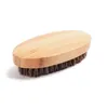 Party Favor Customized Logo Bamboo Beard Brush Boar Bristle Oval Facial For Men Grooming Amazon Drop Delivery Home Garden Festive Su Otagk