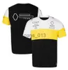 Andere Bekleidung F1-Rennanzug T-Shirt Formel-1-Fahrer-T-Shirts Team Lässige atmungsaktive Hemdoberteile Maßgeschneiderte Auto-Arbeitskleidung Herren-Übergröße Sport x0912