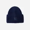 Beanies 2021 Acne Unisex Women's Autumn And Winter Hats Angora100% Double Layer Warm Hat Skulies Wool Knitted 4 8228W