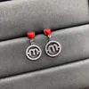 M IU 스터드 이어링은 다이아몬드 발렌타인 데이와 함께 Silver Heart Set Small and Cute Matching Earrings