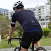 WoSawe Açık Mekan Konforu Streç Nefes Alabilir Kısa Kollu Ceket Binicilik Bisikleti Bisiklet Şok-Absoring Silikon Şort Takım