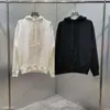 Sonbahar/Kış Hoodie Sweatshirt Lowe Ağır Nakış Erkek ve Kadınların Gevşek Kapüşonlu Sweater High Street Açık Termal Jumper