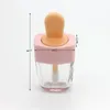6ml diy vazio recipiente de garrafa de brilho labial ferramenta de maquiagem cosméticos sorvete claro lábios bálsamo tubo krnld