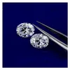 Loose Diamonds High Grade Moissanite Gemstone Very Excellent Brilliant Cut Oval 3X2Mm Great Fire E-F Color Synthetic Diamond Dhgarden Dhstc