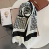 15% de desconto cachecol branco café carta algodão linho feminino primavera e outono moda versátil xale de seda dupla finalidade quente cachecol inverno fino