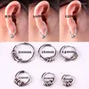 Oorringen Mode Vrouwen Mannen Cirkels Pendientes Kleur Goud Zwart Roestvrij Staal Kleine Cirkel Charms Huggie Sieraden