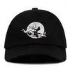 Бейсбольные кепки Бейсбольные кепки Хлопковая шляпа TinTin Dad Hat Бейсбольная кепка с вышивкой на заказ Ремень на спине Унисекс Регулируемые шляпы Aventures De Snapback x0912