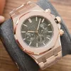 Classic Mens Watches Quartz Movement Watch 42mm Fashion Business Wristbatch Gold Montre De Luxe Gifts for Men Multicolor