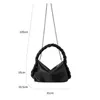 化粧品バッグケースKuroyabu Niche Chain Single Shourdelbody Bag Soft Pu Temperamament UnderArm Multi Multi Function Exquisite Women Handbag 230912