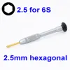 2.5 mmヘキサゴン六角ソケットドライバー用iPhone 6Sロジックボードマザーボードヘックススクリューオープン修理ツール100pcs/lot