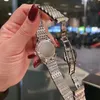 Moda bayanlar izle 36mm 29mm unisex erkek kadın kuvars kol saatleri paslanmaz çelik kaliteli kadın saat arı ikinci el çalışma 210v