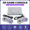 XD-spel Bulit-in 171 Retro Video Game Console för GBA/PS/SNES/NES/MD/MAME med dubbel trådbunden Controller Support TV-spelkonsol