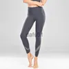 Aktif Pantolon L-2 Kadın Yoga Pantolon Çıplak Spor Kıyafetleri Mesh Dalga Ayakları Yüksek Bel Taytlar Çalışan Fitness Egzersiz Spor Taytları X0912