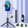 Monopiedi selfie Anti-shake Monopiedi selfie di alto valore artefatto selfie supporto da pavimento universale iphone Samsung fotocamera bluetooth luce portatile multifunzione L230912