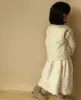 チョッキ7438子供ベスト秋の韓国の女の子のベストベージュの花の花柄の薄い綿のコートは両側に薄い綿のコートを着るウエストコート230912