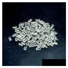 Loose Gemstones High Quality 100% Authentic Natural White Quartz Crystal Gemstone For Jewelry Making 12X16-15X20Mm Cushion F Dhgarden Dhxyn