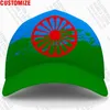 Bola Caps Romani Pessoas Bonés de Beisebol Feitos Nome Equipe Rom Cigano Chapéus Romanes Viagem Egípcio Sinti Roma Romany Rromani Headgear 230911