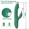 Sex-Massagegerät, Kaninchenohrverlängerung und Einführsimulation, Penis für vaginale Vibrator-Spielzeug-Masturbation für Frauen