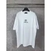 T-shirt firmate balenciga Felpe con cappuccio Felpe da uomo Paris Mosaic Classic LOOK T-shirt a maniche corte vecchia lavata e indossata Mezza T allentata e amanti delle donne YFFE