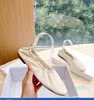 Women Glove Ballet Leather Slipper Designer Ozzy Slippers Fashion Mary Jane Single Shoes Soft Leather Högkvalitativ balett