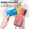 Étui portefeuille antichoc en cuir avec porte-cartes pour iPhone, compatible modèles 15 Pro Max, 14, 13, 12, 11, XR, XS, X, 8, 7, magnétique, Funda avec lanière