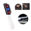 USA Stock Electric Laser Hair Growth Massage Comb Anti BALLD Hårförlust Folliklar Aktivering Infraröd huvud Massager Drop Ship LY19255G