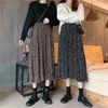 Rokken Dames Mode Casual Luipaardprint Lange Rok Dameskleding Meisjes Gebroken Code Opruiming