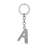 Keychains Lanyards Crystal Rhinestone Keyring Key Holder Purse Bag For Car Fashion Cute Gift 26 English Letters Chain Creative Zinc Al Dhef0