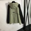 Zipper Hooded Trench Coat Women Designer Long Sleeve Sport Jacket Fashion Sunscreen Jacket