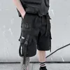メンズショーツユニークなプリントカジュアルメンズルーズバギーボタン韓国ファッションスタイリッシュな男性服サマービーチパンクヒップホップストリートウェア