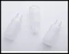 wholesale 15ml 30ml Glass Bottles For Original Liquid Cosmetic package With Glass Dropper Clear Frosted Rubber Top 100pieces LL