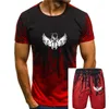 Herren-T-Shirts, Motiv: Insekten-Tattoo, Baumwolldruck, lässig, O-Ausschnitt, modisch, Tops, Herren-T-Shirt, kurzärmelig