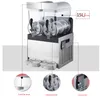 Espremedores comerciais mini máquina de bebida congelada de lama 2 tanques margarita para venda