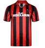 90 91 camicie di maglia da calcio retrò a casa 95 96 97 Gullit 01 02 03 Maldini van Basten Football Kaka Inzaghi 06 07 Milans 2009 Pirlo Shevchenko Baggio Milans