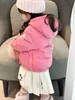 kids hooded kid down jacket child hoodies baby clothes toddler coat girls boys coats pink white 100% goose down filling Warm comfortable New top fasion luxury brand M