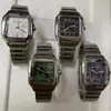 nieuwe horloges luxe horloge Square man 40 mm Genève echt mechanisch uurwerk klassiek herenpolshorloge ca01-2