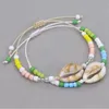 Acryl Shell Reis Perlen Armband Bohemian Fußkettchen Sommer Strand Schmuck für Frauen Mädchen geschenk mode