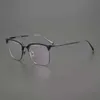 Fashion Pure Handmade Designer Masunaga Top Masayoshi Kimura Takuyas japanska Ultra Light Titanium stora ramföretag Myopia Glasögon