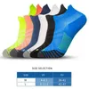 Balight 5 Pairs Mens Cotton Ankle Socks Breathable Cushioning Active Trainer Sports Professional Outdoor Running Sock Y1222262K