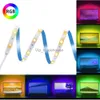 Светодиодные ленты RGB Светодиодная лента 5050 5M 10M IP20 Светодиодная лента Rgb Светодиодная лента Гибкая 44-клавишная ИК-контроллер Набор адаптеров DC24V HKD230912